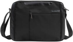 Budmil Aloisio fekete férfi laptoptartós oldaltáska (10140155-S2)