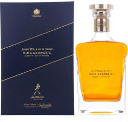 Johnnie Walker Blue Label "King George V" Whisky 43% 0.7l + GB
