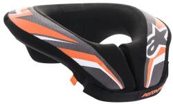 Alpinestars Sequence Youth Neck Protector negru, alb și portocaliu (AIM160-491)