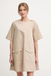 Barbour pamut ruha Luna bézs, mini, egyenes, LDR0904SN31 - bézs 44
