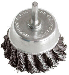 Extol CRAFT 17040 drótcsiszoló fazékkefe, 75mm, O 6mm-es csap, fúróba fogható, sodrott erős, max. 4500 ford/perc ( 17040 ) (17040)
