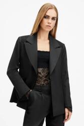 AllSaints zakó LACEY fekete, sima, egysoros gombolású, W016QB - fekete 40