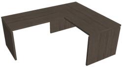  Verno ergonomikus asztal 160 x 200 cm, bal, antracit tölgy
