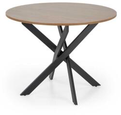 Halmar Waylon étkezőasztal, dió / fekete