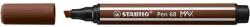 STABILO Rostirón, 1-5 mm, vágott hegy, STABILO "Pen 68 MAX", barna (768/45) - nyomtassingyen