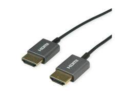 Roline Cablu HDMI Ultra HD 8K60Hz Ultra Slim Negru 1.5m, Roline 11.04. 5937 (11.04.5937-5)