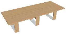  Verno+ S tárgyalóasztal 300 x 120 cm, világos tölgy / fekete