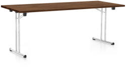  Összecsukható asztal 200 x 80 cm, silverjack tölgy