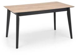 Halmar Hendrix étkezőasztal, wotan tölgy / fekete
