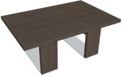  Verno+ S dohányzóasztal 120 x 80 cm, antracit tölgy / fekete