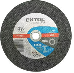 Extol PREMIUM 8808112 vágókorong acélhoz/inoxhoz, kék; 125×1, 6×22, 2mm, max 12200 ford/perc, (darabáras, de csak ötösével rendelhető) ( 8808112 ) (8808112)