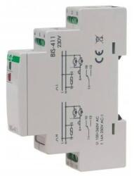 F&F BIS-411 Impulzusrelé bistabil moduláris 16A 1NO/NC 165-265VAC 0, 1-0, 2sec (BIS-411-230V) (BIS-411-230V)