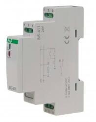 F&F BIS-411 24V Impulzusrelé bistabil moduláris 16A 1NO/NC 24V 0, 1-0, 2sec (BIS-411-24V) (BIS-411-24V)