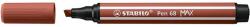 STABILO Rostirón, 1-5 mm, vágott hegy, STABILO "Pen 68 MAX", vörösbarna (768/75) - mystock