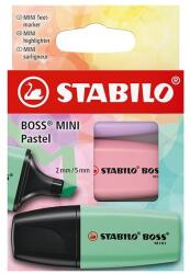 STABILO Szövegkiemelő STABILO Boss Mini Pastel 3 darabos (07/3-2-03) - mystock