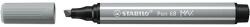 STABILO Rostirón, 1-5 mm, vágott hegy, STABILO "Pen 68 MAX", középszürke (768/95) - mystock