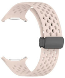 Samsung Galaxy Watch Ultra (47mm) SM-L705, szilikon pótszíj, lyukacsos, légáteresztő, rózsaszín