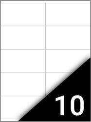 Fortuna Etikett FORTUNA 105x57mm univerzális 1000 címke/doboz 100 ív/doboz (10698)