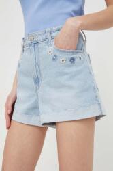 Hollister Co Hollister Co. farmer rövidnadrág női, nyomott mintás, magas derekú - kék 29
