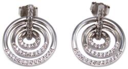 Ékszershop Köves körök ezüst fülbevaló (2170638)