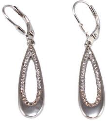 Ékszershop Köves csepp lógós ezüst fülbevaló (2162456)