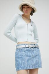 Tommy Jeans farmer szoknya mini, egyenes - kék 28