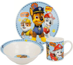 Mancs Őrjárat Boy Icons porcelán étkészlet Díszdobozban