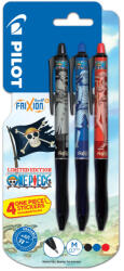 Pilot Frixion Ball Plus Rollertoll Készlet 0, 7 mm 3 Szín/Készlet Bliszterben One Piece Matricával (AAD662)