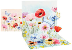  Popshots képeslap, mini, virágos rét (TR366)