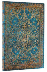 Paperblanks határidőnapló 18 hó (2025. júl-2026. dec. heti) Maxi, vertical, Flexis, Azure (FE0824-9)