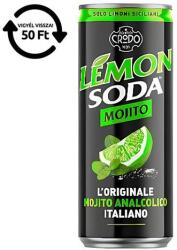 Lemon soda Üdítőital szénsavas LEMON SODA Mojito 0, 33 L DRS (C69048) - robbitairodaszer