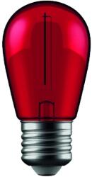 Avide dekor lámpa LED izzó filament 1W E27 piros (ABDLS44F-1W-R)
