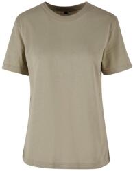 Build Your Brand Női oversize póló - Világos olív | 5XL (BY211-1000391188)