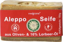 FINigrana Bio & Naturkosmetik Aleppo szappan - 16% babérolajjal - 180 g