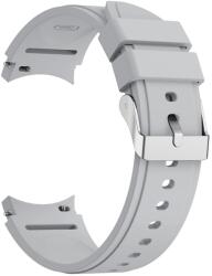 Puha szíj Samsung Galaxy Watch 4 (40 / 44 mm) 4 Classic (42 / 46 mm) szürke telefonhoz
