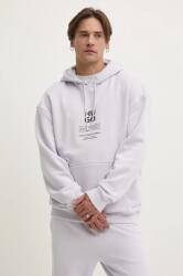 HUGO BOSS felső lila, férfi, nyomott mintás, kapucnis, 50521288 - lila XXL