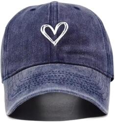 HARAHU Șapcă de baseball Heart - Albastră KP37132
