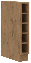 Lempert Niki 30. konyha 15 D OTW BB 15x82x52cm fényes fehér/lancelot tölgy (munkalap nélkül)