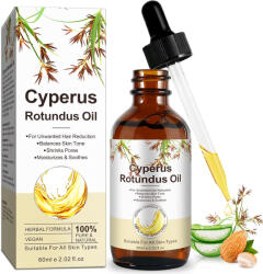 NOVA KISS Ulei Cyperus Rotundus pentru Incetinirea Cresterii Firelor de Par, Formula 100% Naturala, NOVA KISS , 60 ml