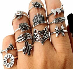 Jewelry & Watches inel (set 12 buc. ) JEWELRY & WATCHES - Punk - N42