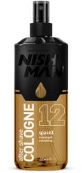 NISHMAN Nishman After Shave Cologne SpaceX arcszesz - modern, friss aromás illat 400 ml (nish-colspacex400)