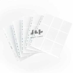 Gamegenic 18 zsebes kártya tartó mappalap - 11 lyukú, oldaltöltésű /db - fehér