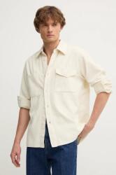 Benetton kordbársony ing galléros, bézs, regular, 5H1KUQ04Y - bézs L