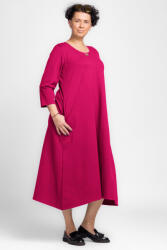 Pierino Rochie lunga A-line fucsia inchis, din tricot de bumbac Talie unica