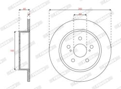FERODO Disc frana FERODO DDF3112C (DDF3112C) - fixbox