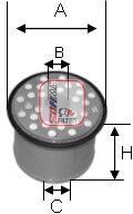 SOFIMA Filtru combustibil SOFIMA S 0910 NC (S 0910 NC) - fixbox