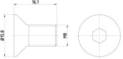 TEXTAR Surub, disc frana TEXTAR TPM0006 (TPM0006) - fixbox