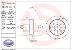 BREMBO Disc frana BREMBO 08.5719. 10 (08.5719.10)