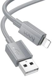 hoco. X107 adatkábel (USB - lightning, 2.4A, 100cm) VILÁGOSSZÜRKE Apple IPAD Air 2, IPAD Pro 10.5 (2017), iPhone 12 (X107_USB_LIGHTNING_G)