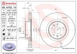 BREMBO Disc frana BREMBO 09. A752.11 (09.A752.11)
